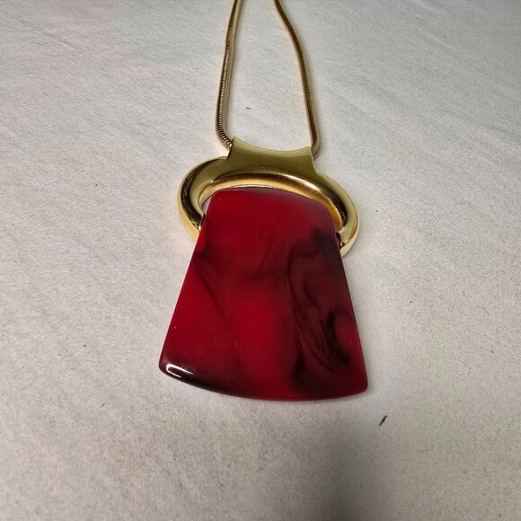 Vintage Lanvin Bijoux Lucite Interchangeable Pendant Necklace in Original Box - Picture 14 of 16